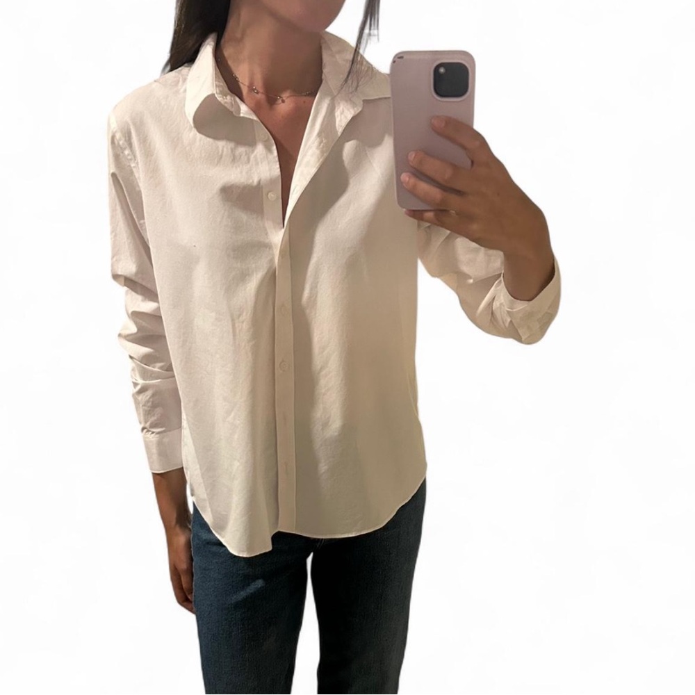 100% cotton button down